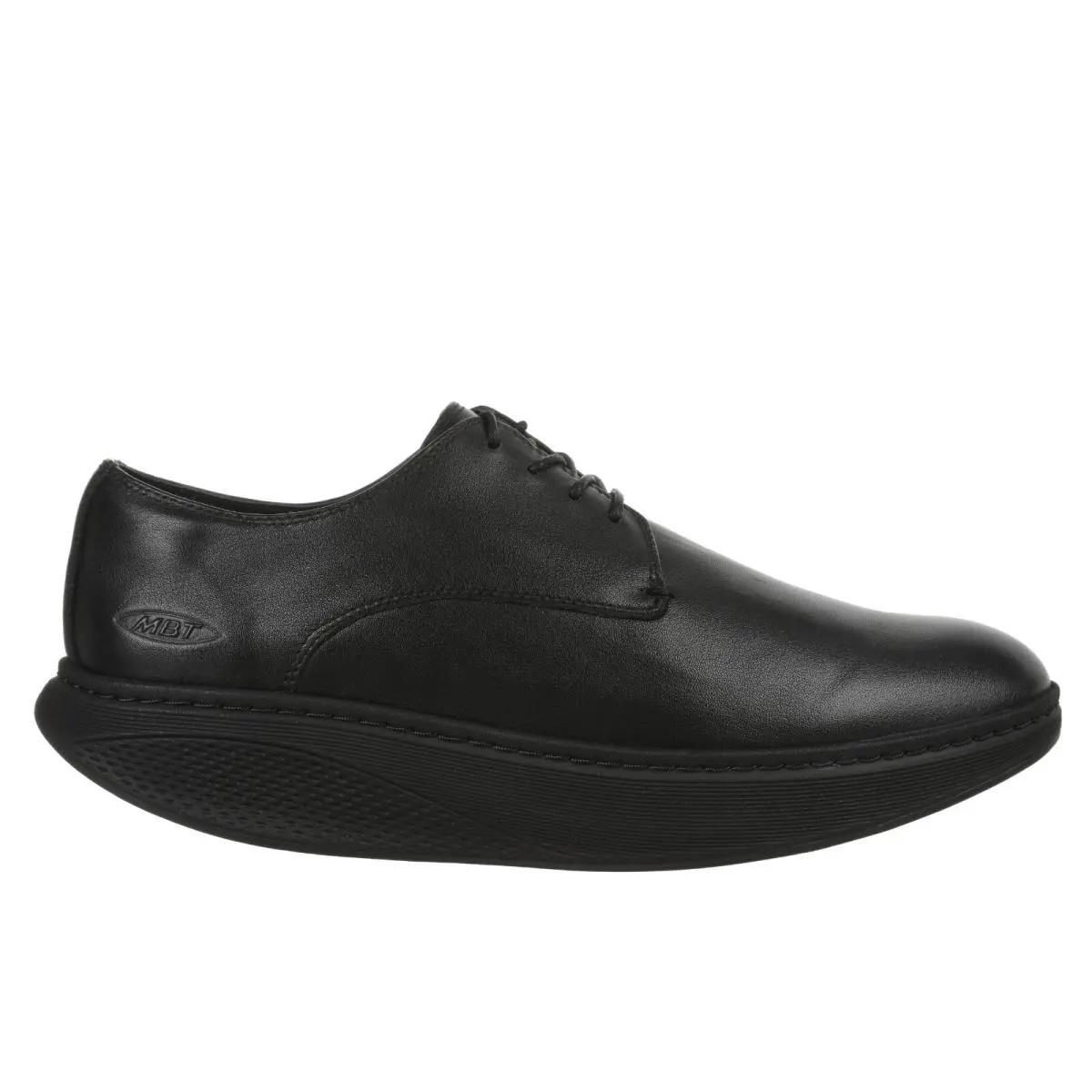 Mbt Men`s Kabisa 2 Plain Toe Oxford Level 3 Rocker Premium Lthr 4 Colors KABISA 2-702961-03C-BLACK by MBT