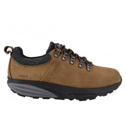 Mbt Mens MT Alpine Low Hiking Shoe Gore-tex Leather Waterproof 4 Colors CHOCOLATE BROWN-SYM by MBT