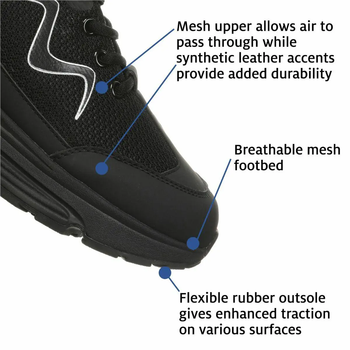 MBT shoes - MBT Sport 1 - Sport - 702839-16Y 702839-03Y - BLACK-702839-03Y 1