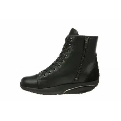 MBT shoes - Monya LACE BOOT - Monya LACE BOOT - BLACK Leather / Suede 1