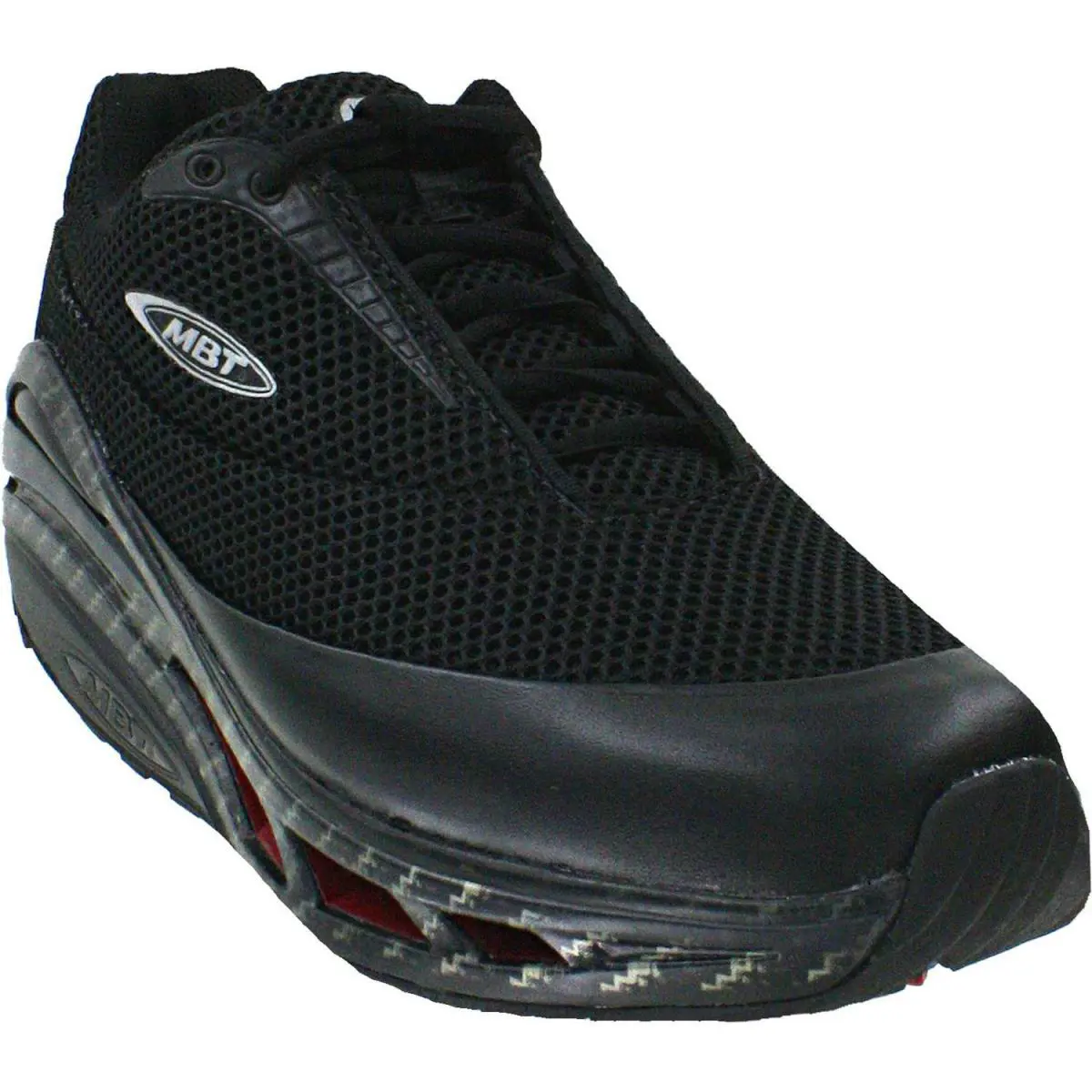 Mbt Ari Men`s Athletic Sneaker Limited Edition Patented Rocker Sole 2 Colors Black by MBT