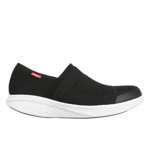 Mbt Niwasi Slip On Women`s Walking Shoe Ultra-light Mesh Upper 3 Colors Black/White Sole by MBT