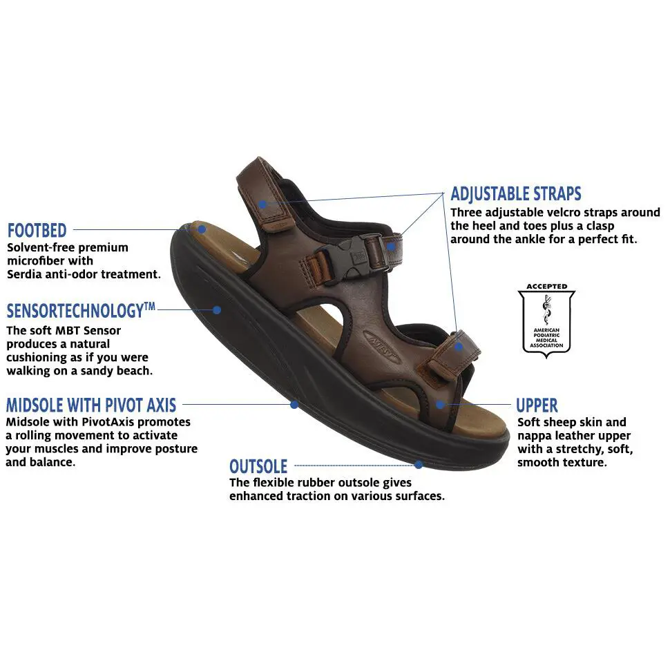 MBT shoes - kisumu and mtr sandal - kisumu and mtr sandal - Brown 12