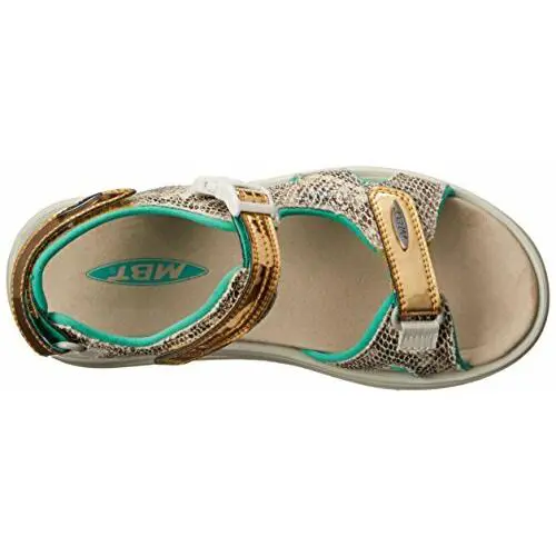 MBT shoes - KISUMU 3S SPORT SANDAL - KISUMU SPORT SANDAL - Gold Blue Jade Snake 2