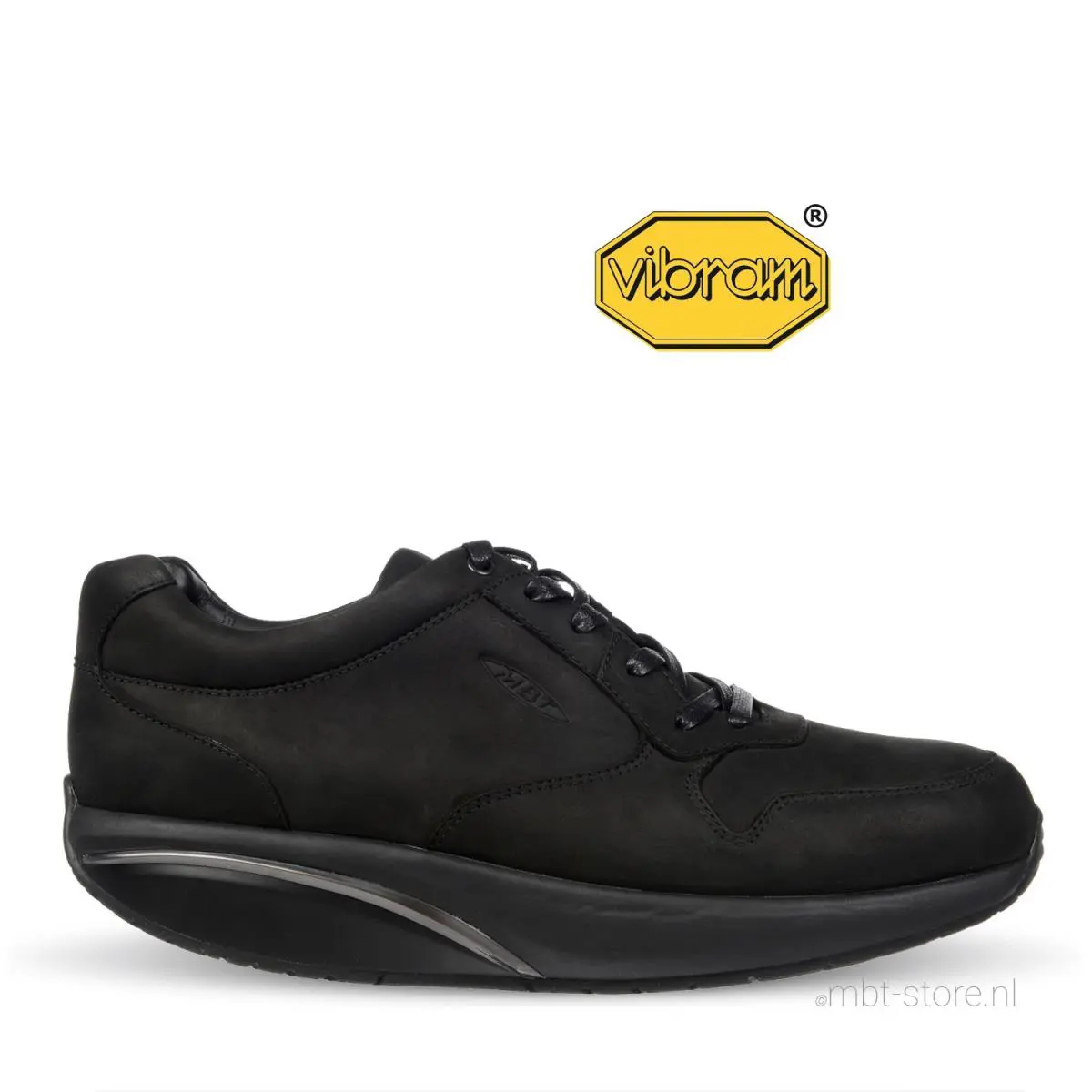 Mbt Said Men`s Casual Dress Comfort Walking Lace Shoe Nubuck Lthr 2 Colors Black Nubuck by MBT