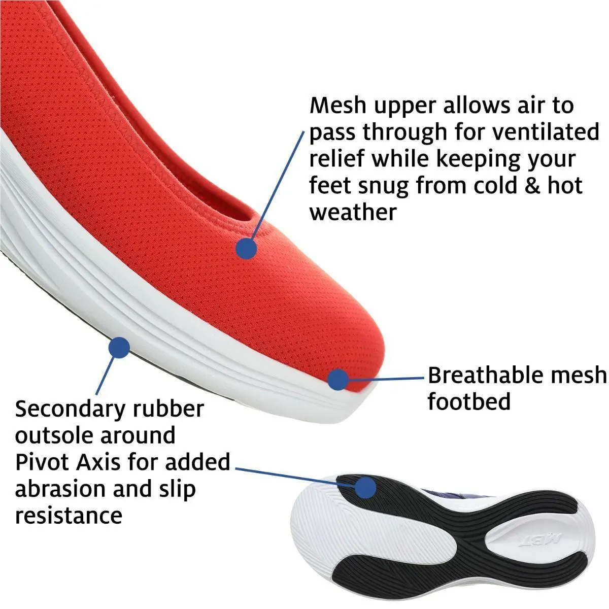 MBT shoes - Hana Comfort slip on - Hana Comfort slip - Black/White Sole 12