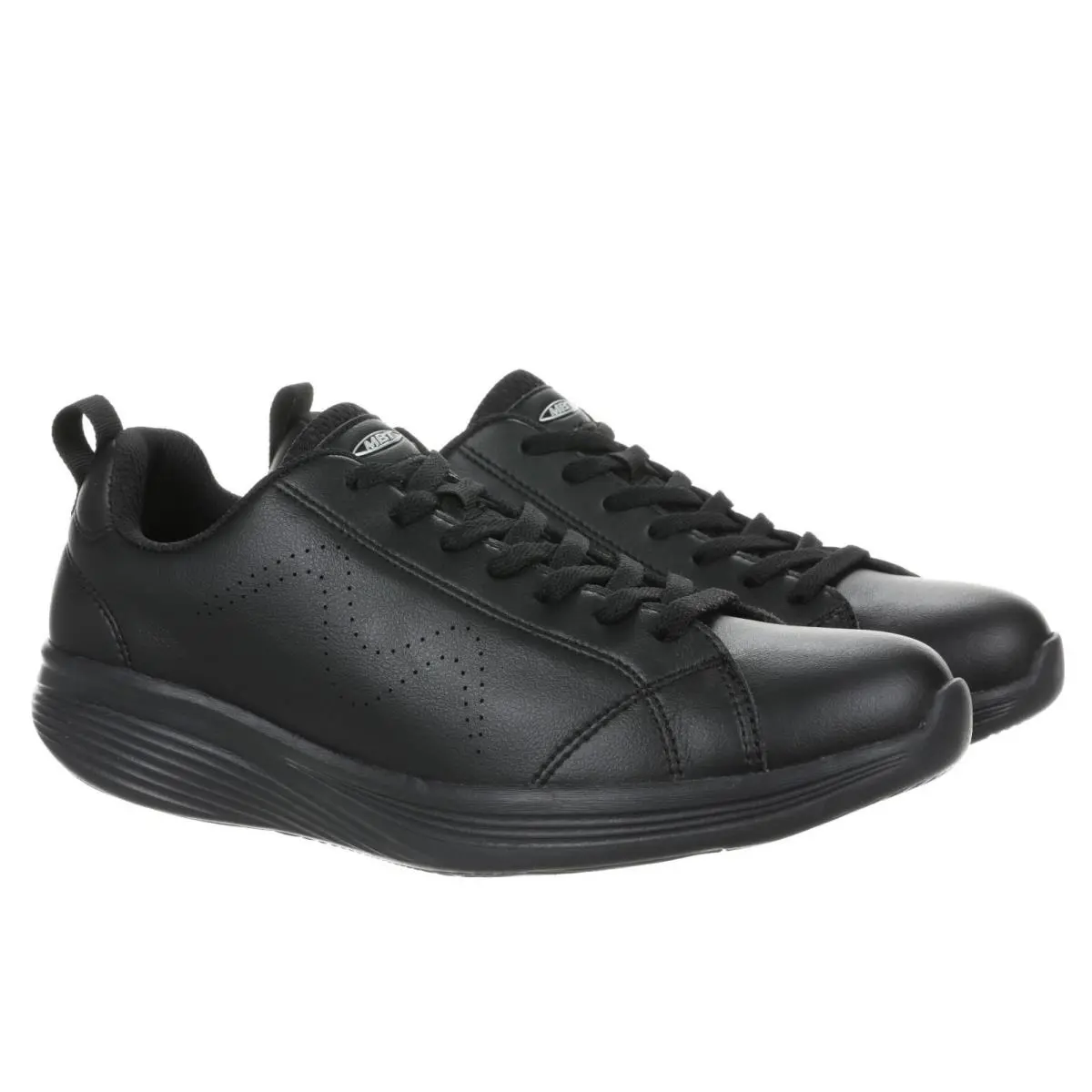 MBT shoes - REN LACE UP TENNIS SNEAKER - Black/Black 4