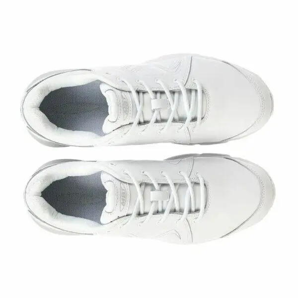 Mbt Women`s Simba Rocker Bottoms Leather Uppers White/silver