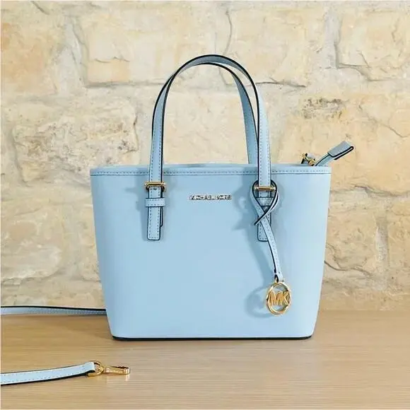 Jet Set Travel XS Zip Vista Blue Tote Handbag/wallet Options Handbag by Michael Kors