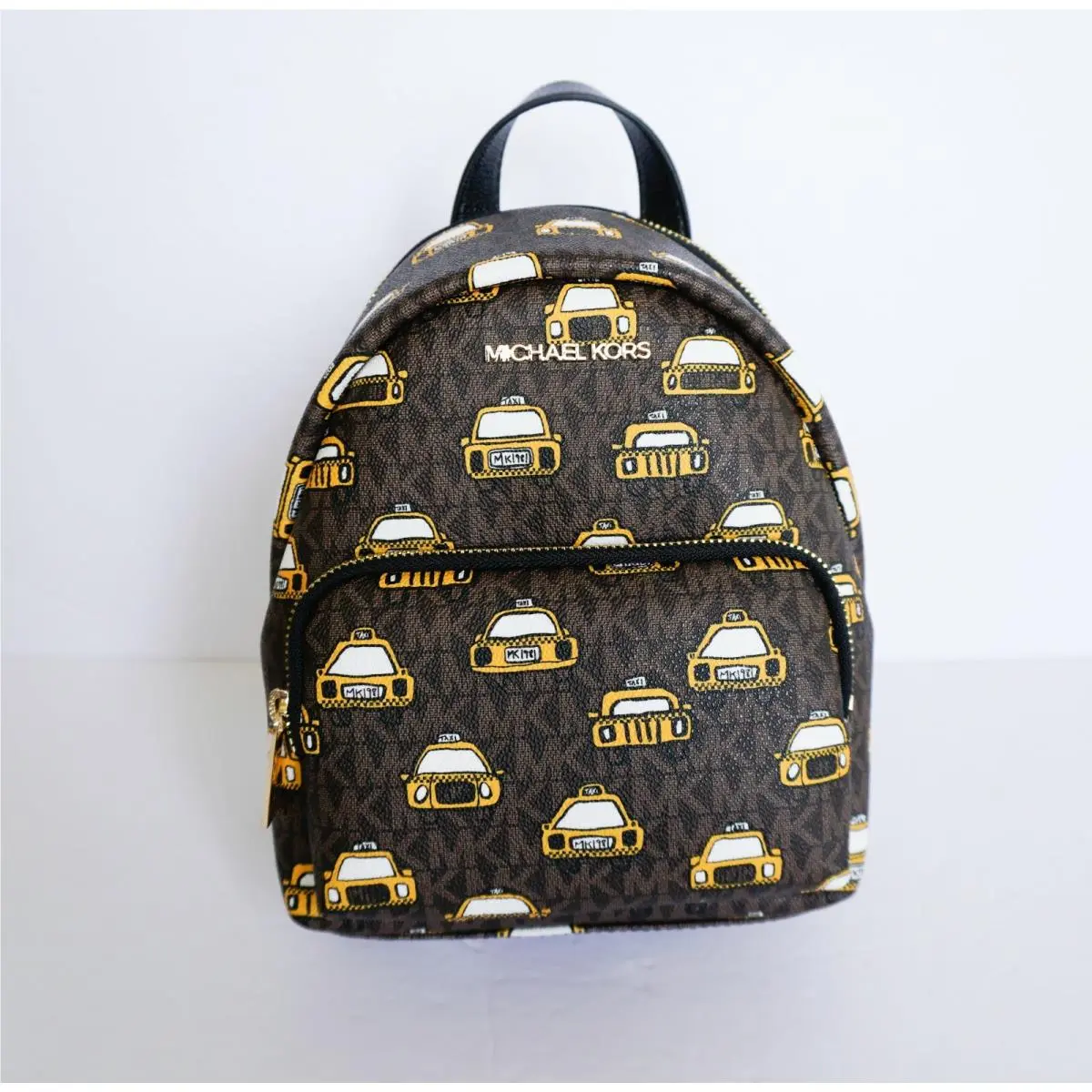 Erin Small Mini Convertible Backpack MK Brown Yellow Taxi by Michael Kors