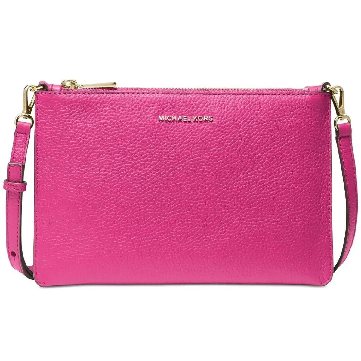 Leather Double Pouch Crossbody 38F1GJ6C7L / 38F1GJ6C7B / 38H1LJ6C7L Wild Berry by Michael Kors