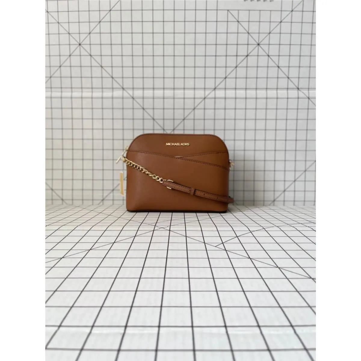 Jet Set Travel Medium/small Dome Xcross Crossbody Signature MK Bag Luggage by Michael Kors