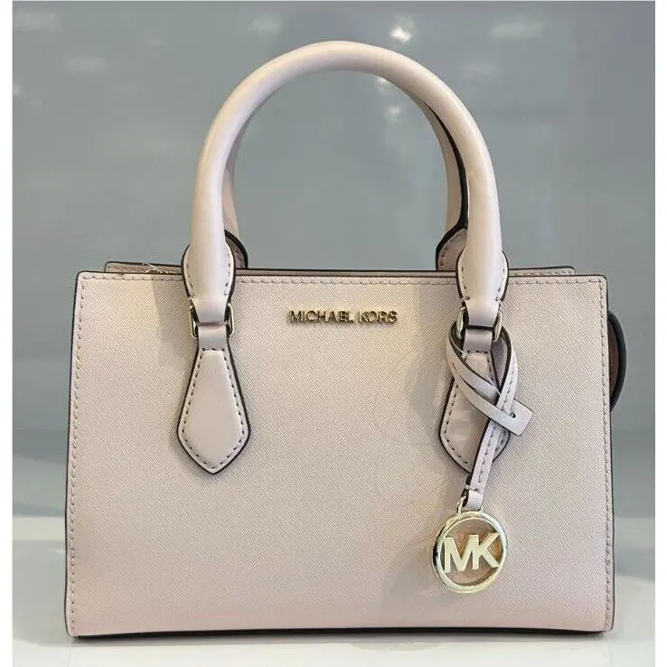 Michael Kors Sheila Small Center Zip Satchel Shoulder Crossbody Bag