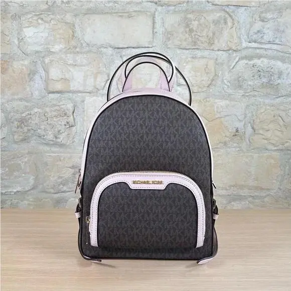 Medium Jaycee Signature Pocket Backpack/wallet Options Handbag by Michael Kors