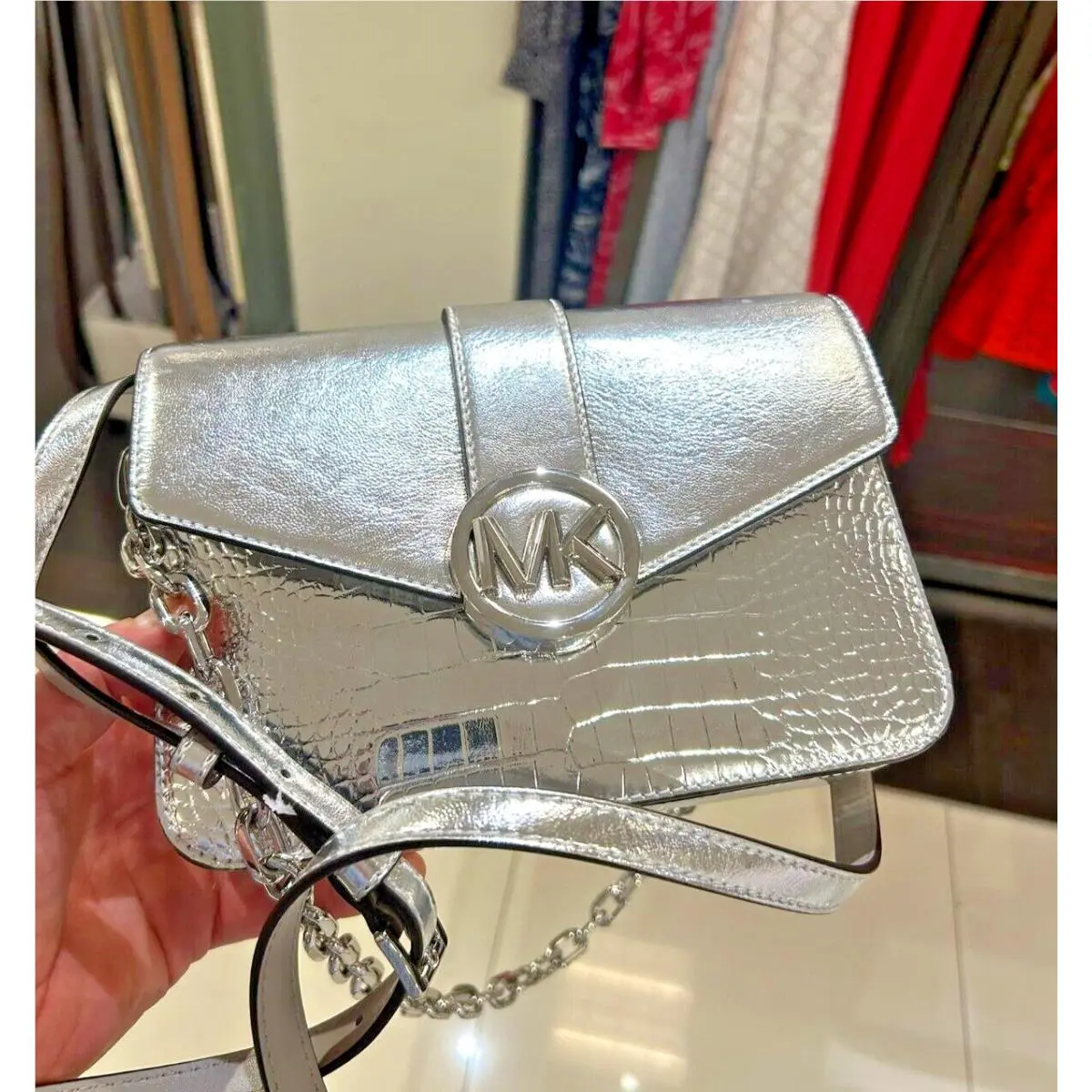 Michael Kors Women Carmen Shoulder Bag Handag Satchel Purse Messenger Crossbody
