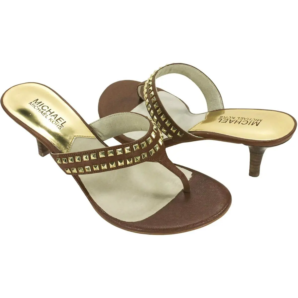 Michael Kors Women`s Alexi Thong Sandal Luggage