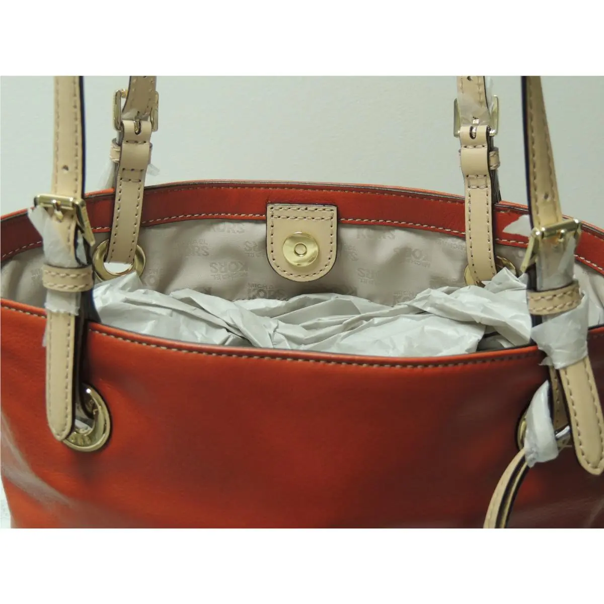 Michael Kors  bag  JETSET - Orange, Exterior: Orange, Lining: Orange 10