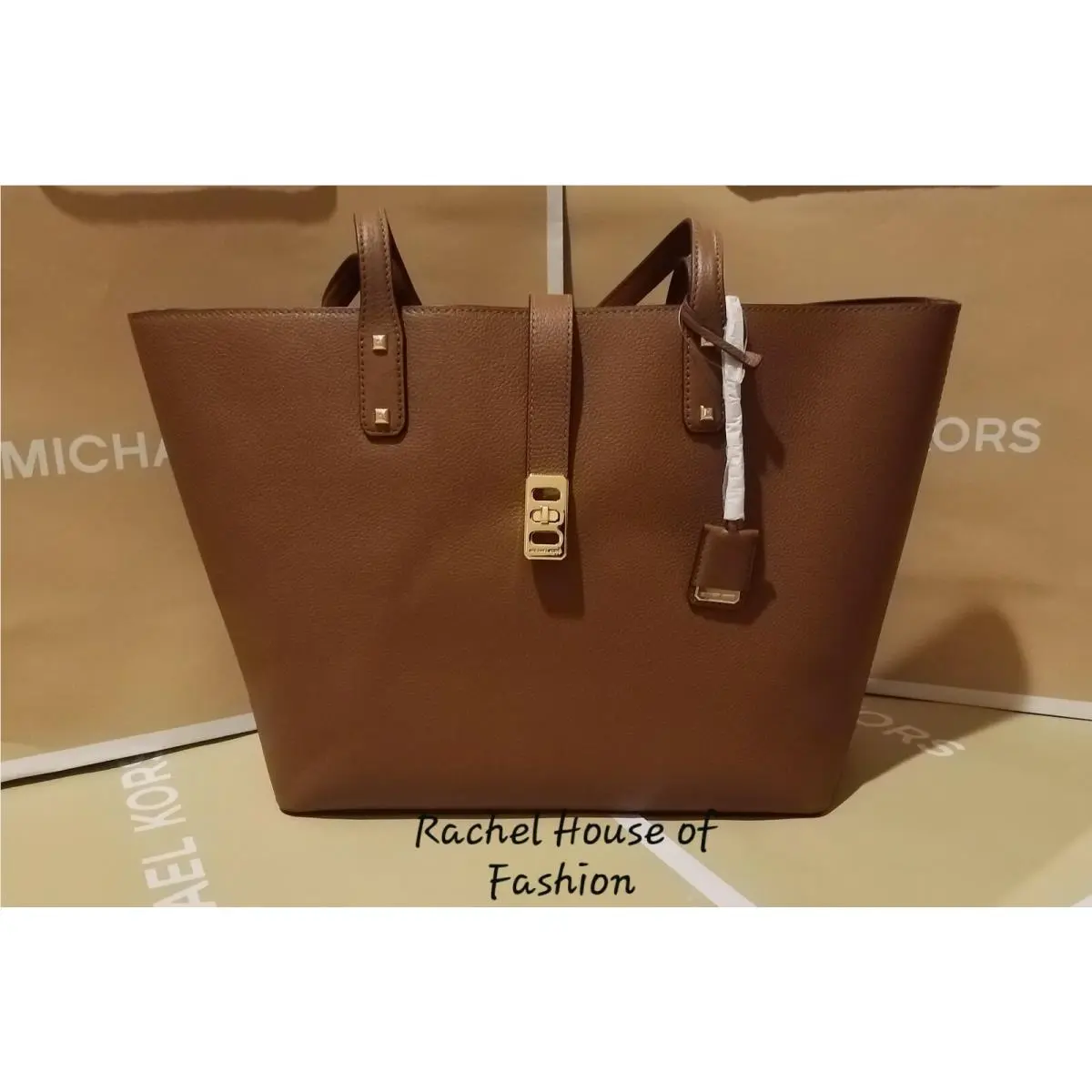 Karson Large Carryall Tote Leather Bag Luggage by Michael Kors
