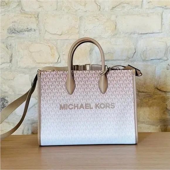 Mirella Medium East West Tote Crossbody Handbag/wallet Option Ombre Handbag by Michael Kors