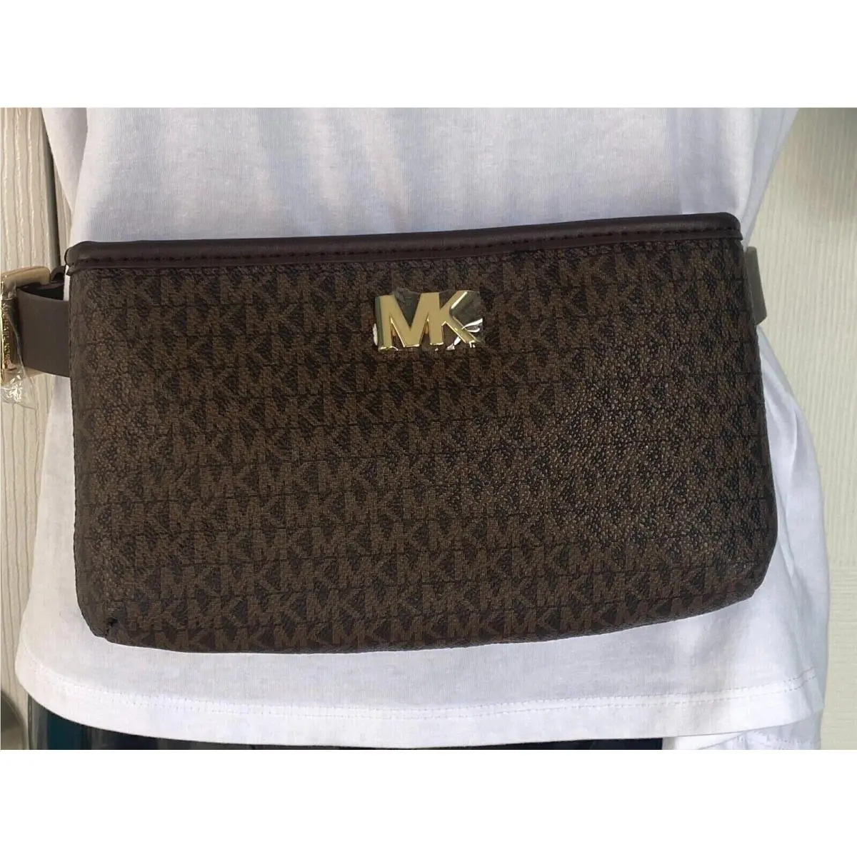 Designer Fanny Pack Waist Belt Bag Women Leather Small Medium Large brown by Michael Kors
