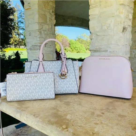 Daria Small 2 in 1 Satchel Crossbody Signature Bag/wallet Optio handbag+wallet by Michael Kors