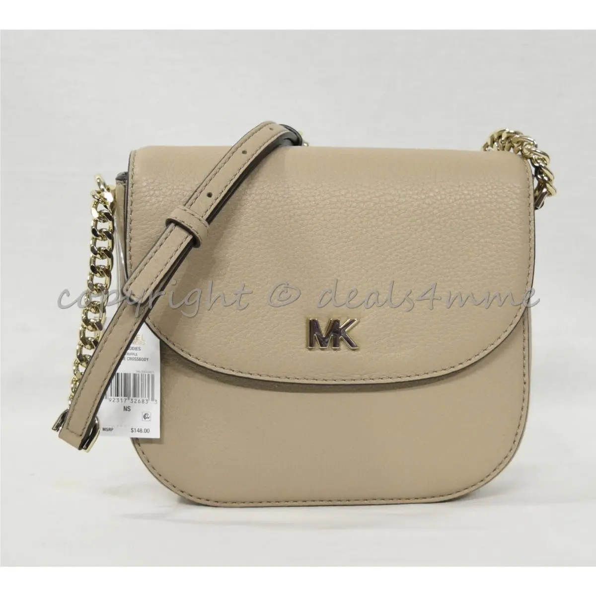 Half Dome Crossbody/shoulder Bag in Leather or Leather and Suede Truffle by Michael Kors