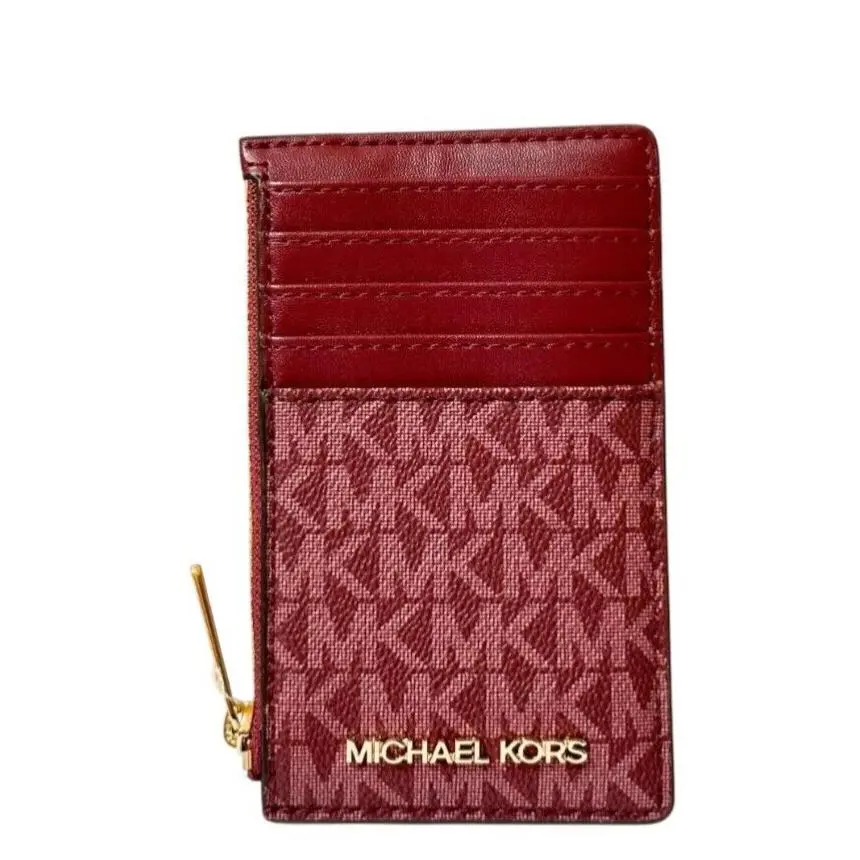 Jet Set Travel Top Zip Card Case Wallet MULBERRY MULTI by Michael Kors