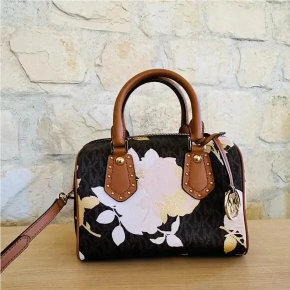 Aria Floral SM Duffle Satchel Shoulder Bag MK Wallet Options Handbag by Michael Kors