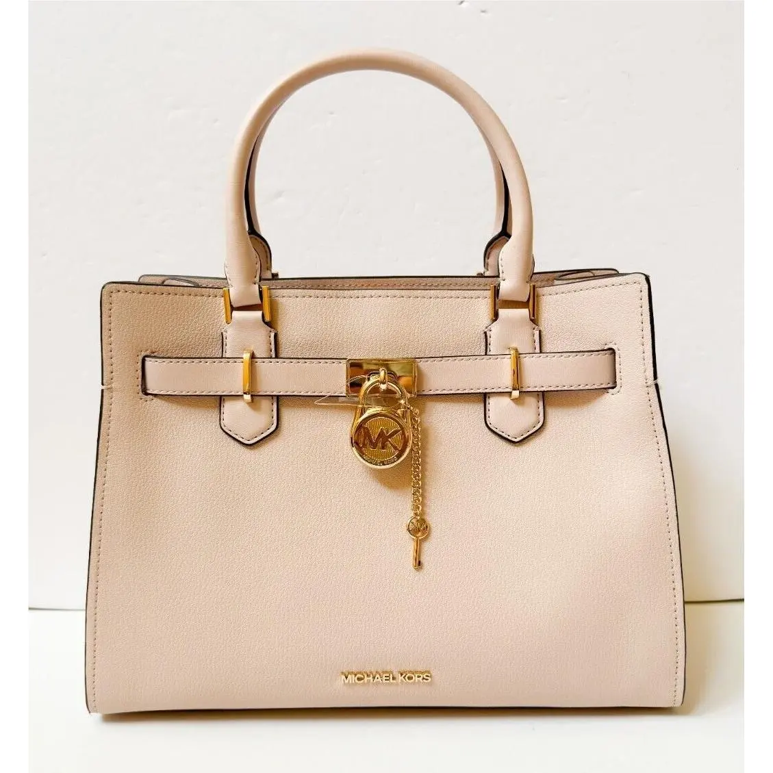Hamilton Medium Satchel Shoulder Crossbody Bag PINK POWDER BLUSH by Michael Kors