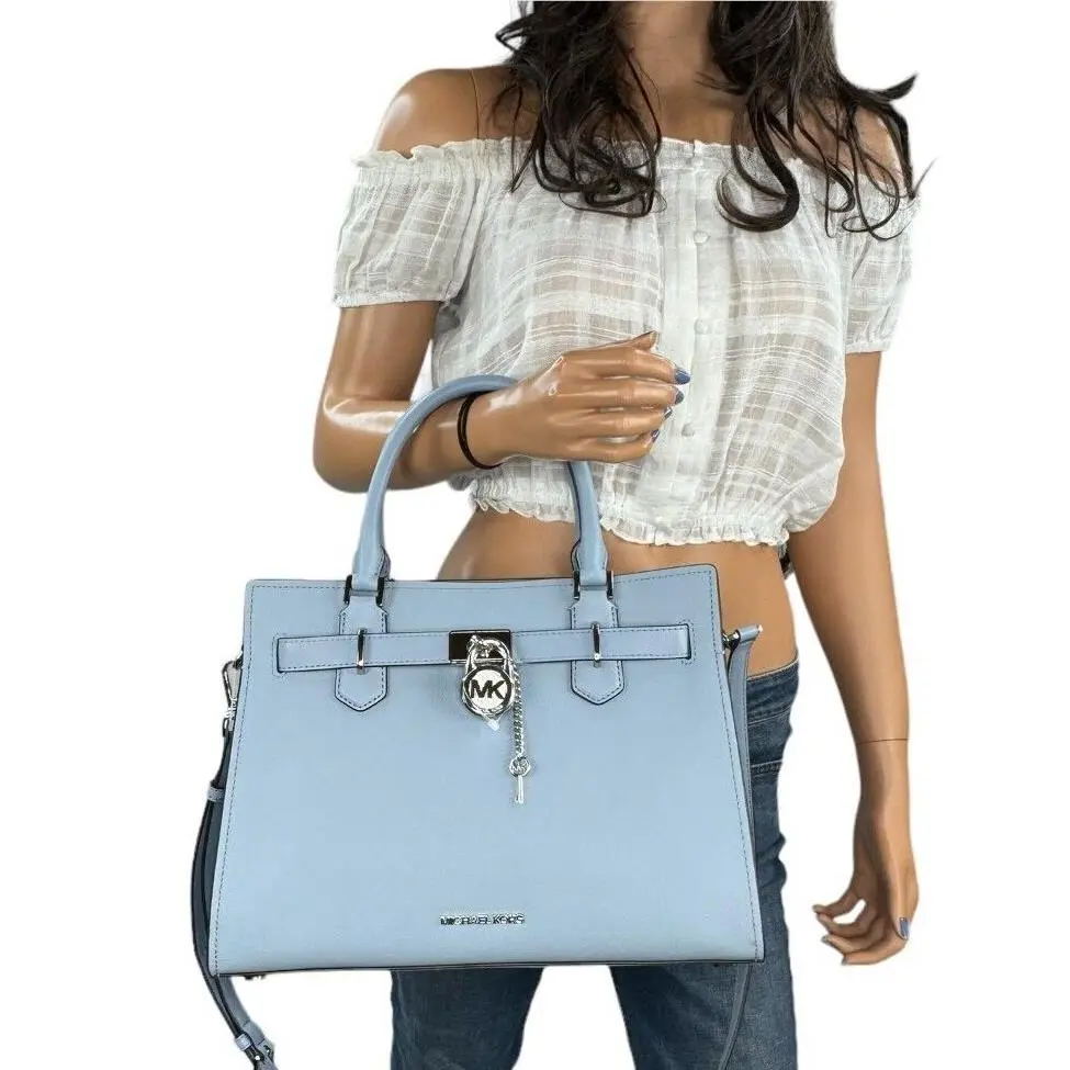 Michael Kors Hamilton Medium Satchel Shoulder Crossbody Bag