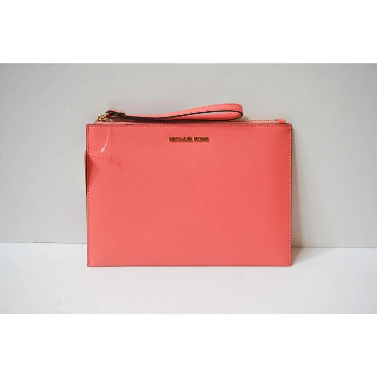 Jet Set Travel XL Top Zip Clutch Wristlet Grapefruit Pink by Michael Kors