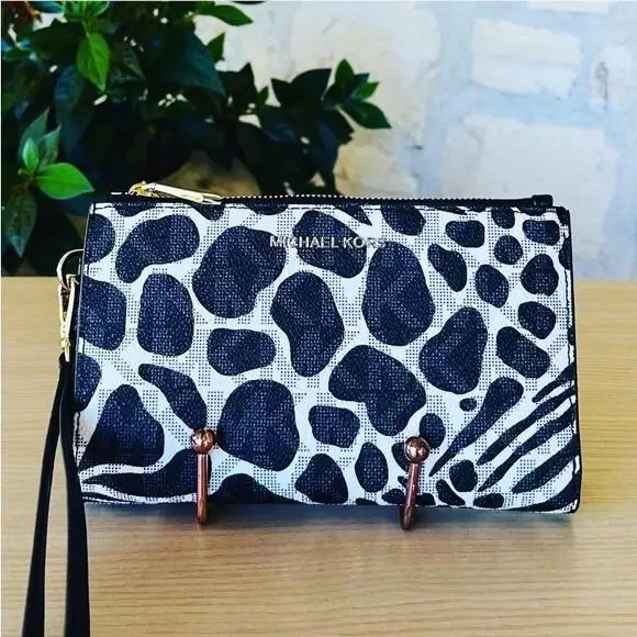 Sinclair Zebra Print Handbag / Wallet Options Wallet by Michael Kors