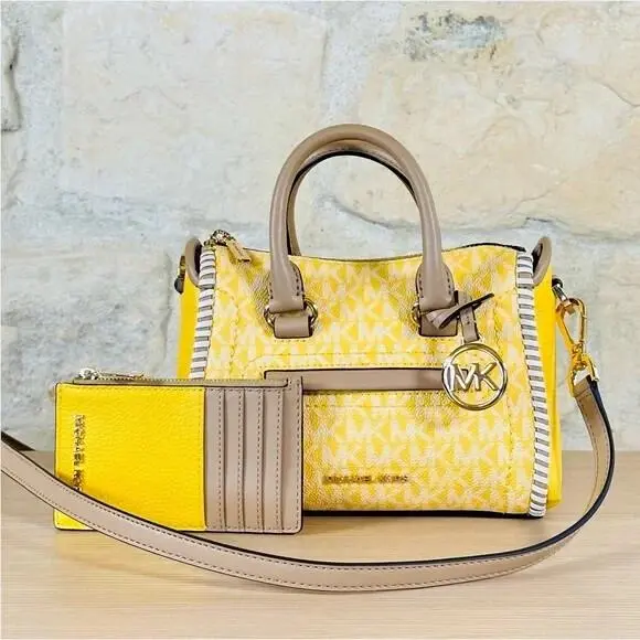 Carine Signature XS Small Xbody Crossbody /card Case Wallet crossbody& card case wallet by Michael Kors