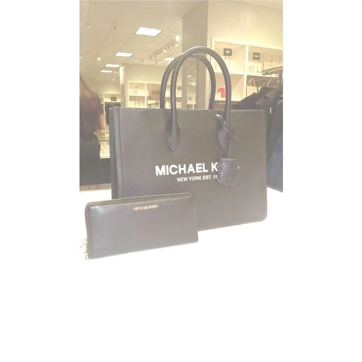 Michael Kors Mirella Medium Tote Shoulder Handbag Bag Purse Crossbody +wallet