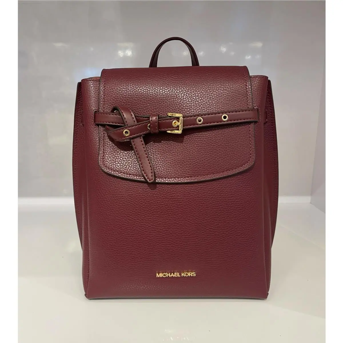 Emilia Medium Backpack Merlot by Michael Kors