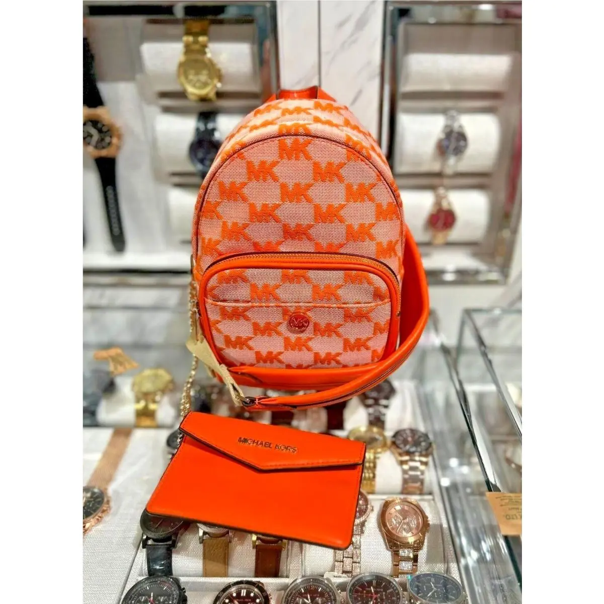 Michael Kors Maisie Women Extra-small Mini 2 in 1 Backpack Bag Logo Signature