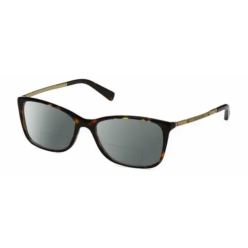 MK4016 Cateye Polarized Bifocal Sunglass Brown Tortoise 53mm 41 Opt Grey by Michael Kors