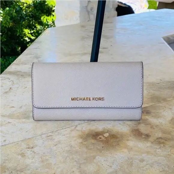Emilia Large Satchel Crossbody Brown MK Signature/wallet Option Wallet by Michael Kors