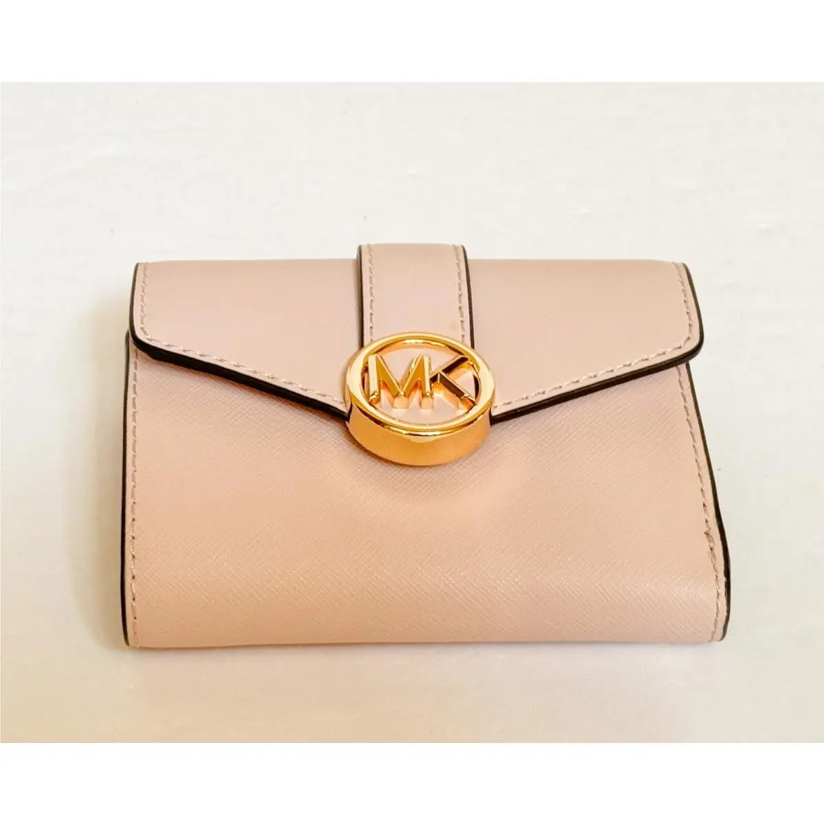 Carmen Medium Flap Bifold Wallet PINK POWDER BLUSH by Michael Kors