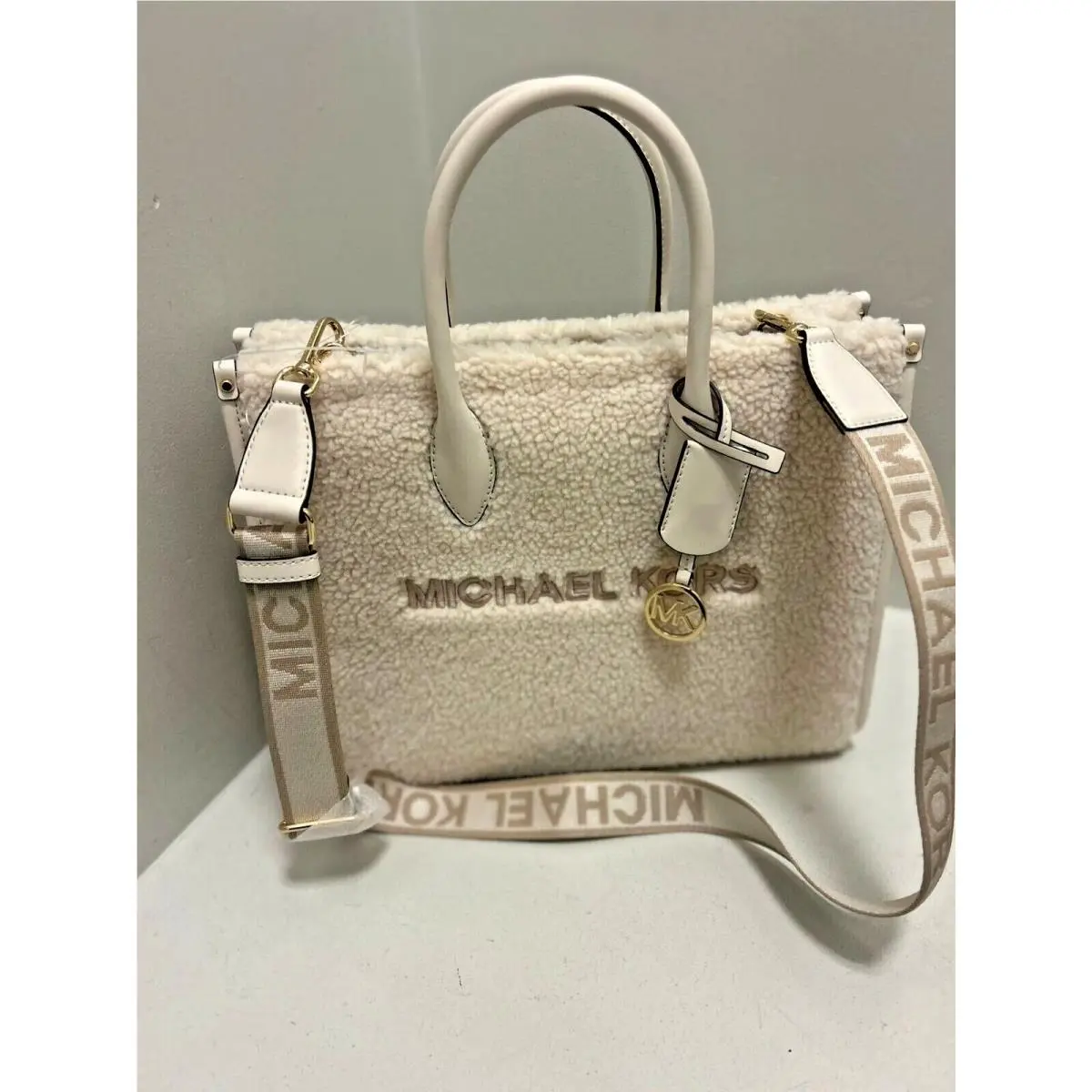 Medium Tote Shoulder Handbag Bag Purse Crossbody Pvc or Leather MK NATURAL MULTI (35F4G7ZT2Y) by Michael Kors