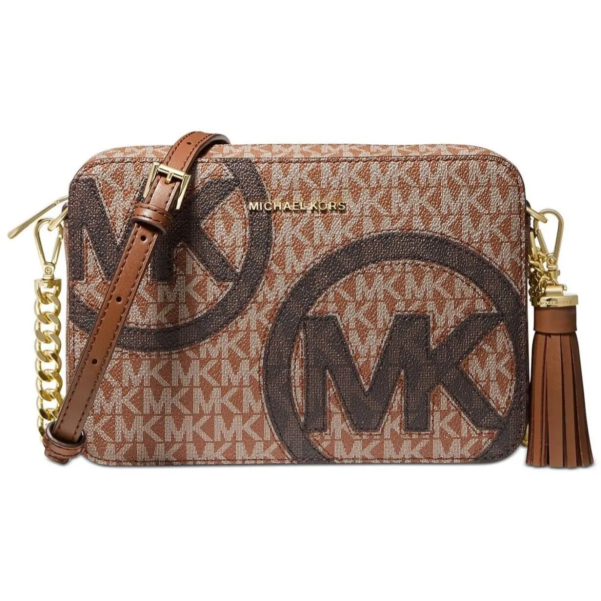 Jet Set Camera Crossbody Bag Luggage Multi by Michael Kors