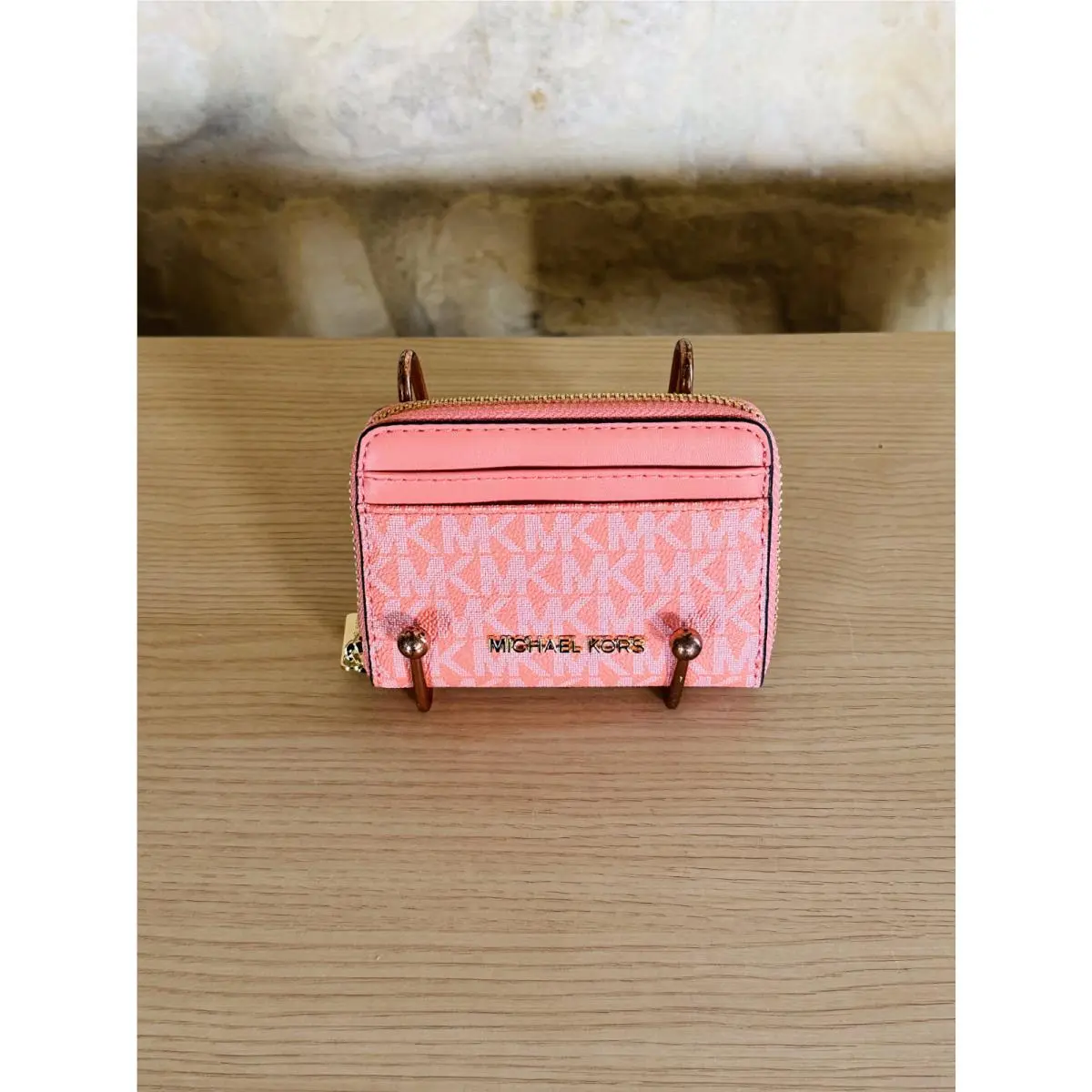 Sherbert Medium Tote Handbag/ Double Zip Wallet/small Wallet Option Small wallet by Michael Kors