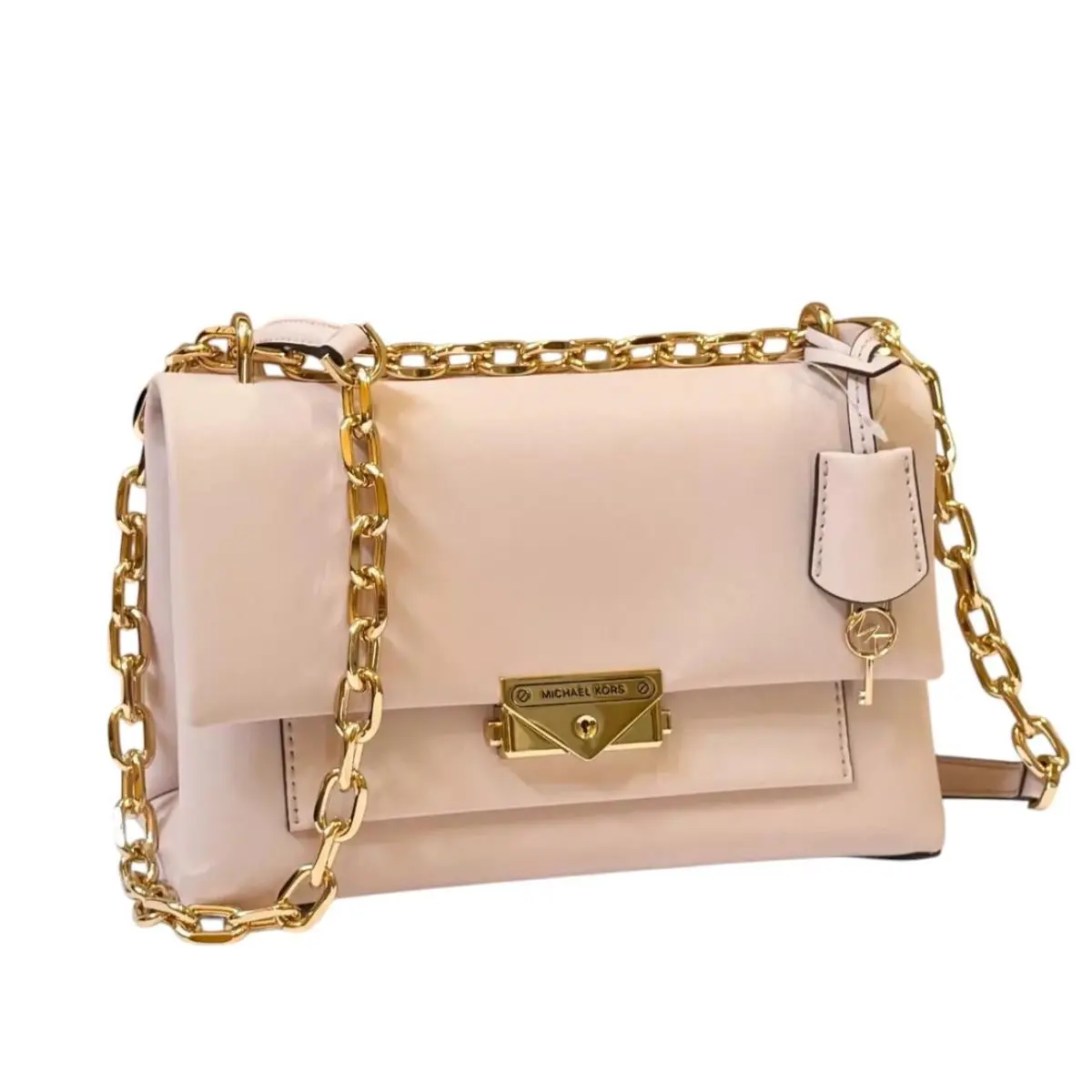 Cece Medium Flap Pocket Shoulder Crossbody Bag PINK by Michael Kors