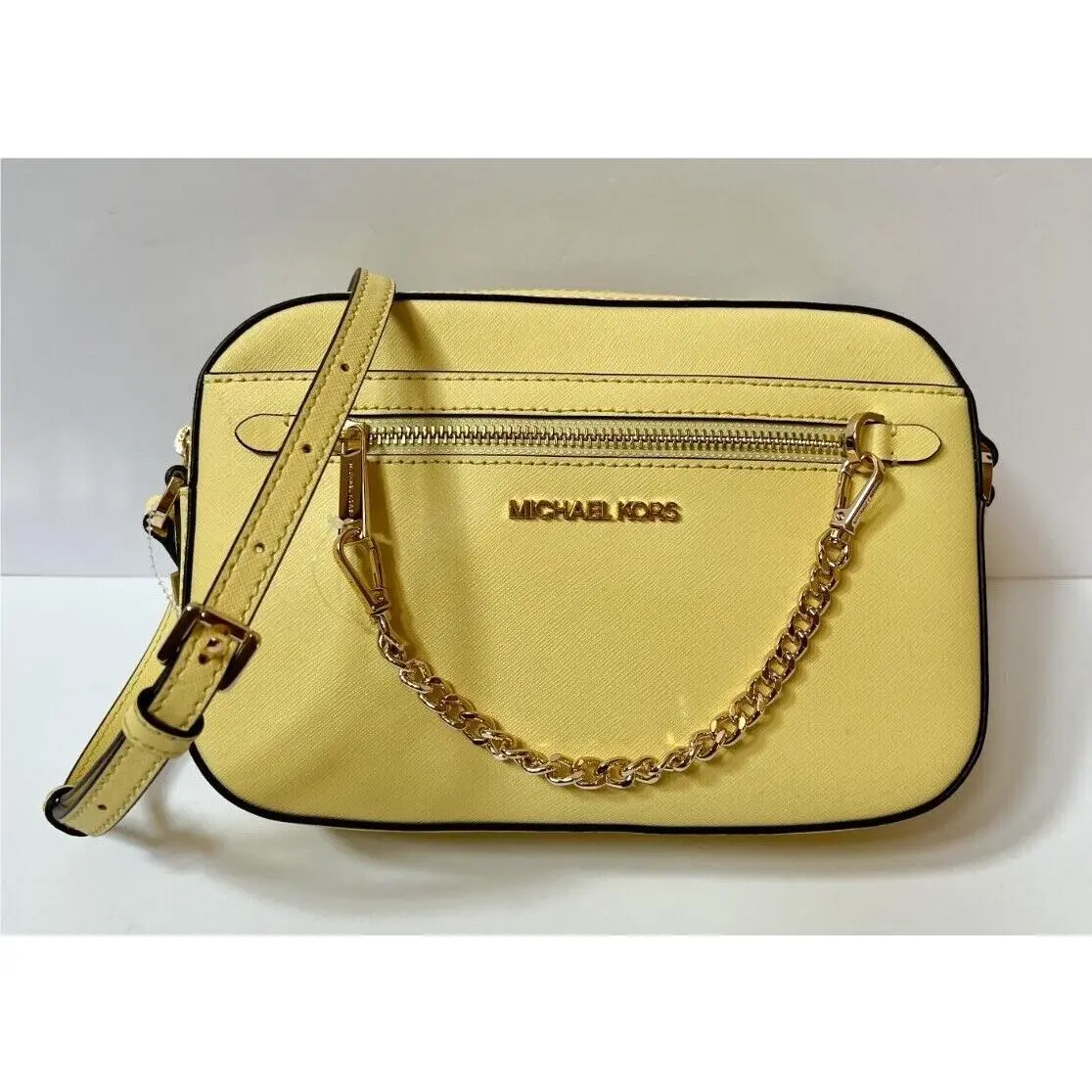 Jet Set Item East West Shoulder Chain Crossbody Bag Buttercup by Michael Kors