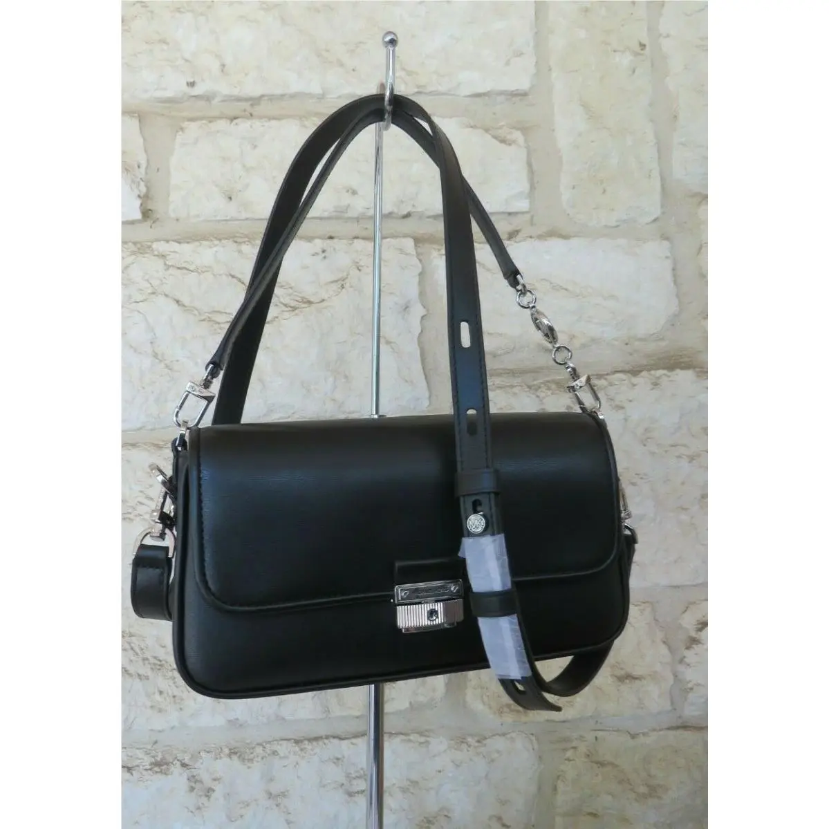 Rare Bradshaw SM Shoulder/crossbody/handbag Black/silver Choice Bag Only by Michael Kors