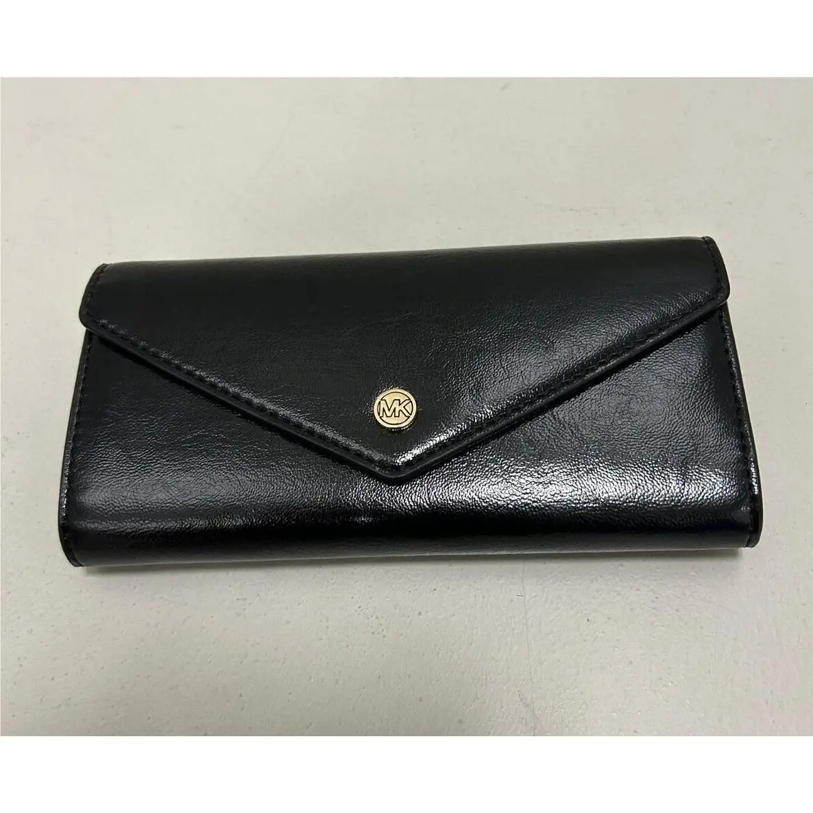 Jet Set Travel Large Envelope Continental Long Wallet BLACK by Michael Kors