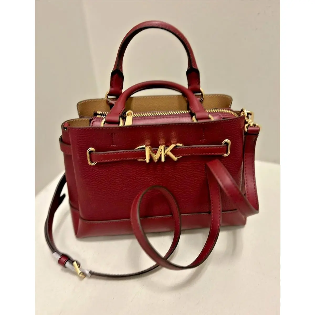 Michael Kors Reed Small Fashion Crossbody Satchel Bag Purse Messenger Shoulder