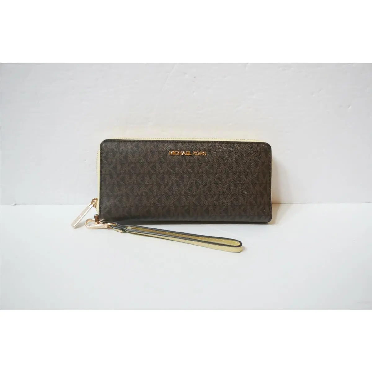 Jet Set Travel Large Continental Wallet MK BROWN BUTTERCUP by Michael Kors