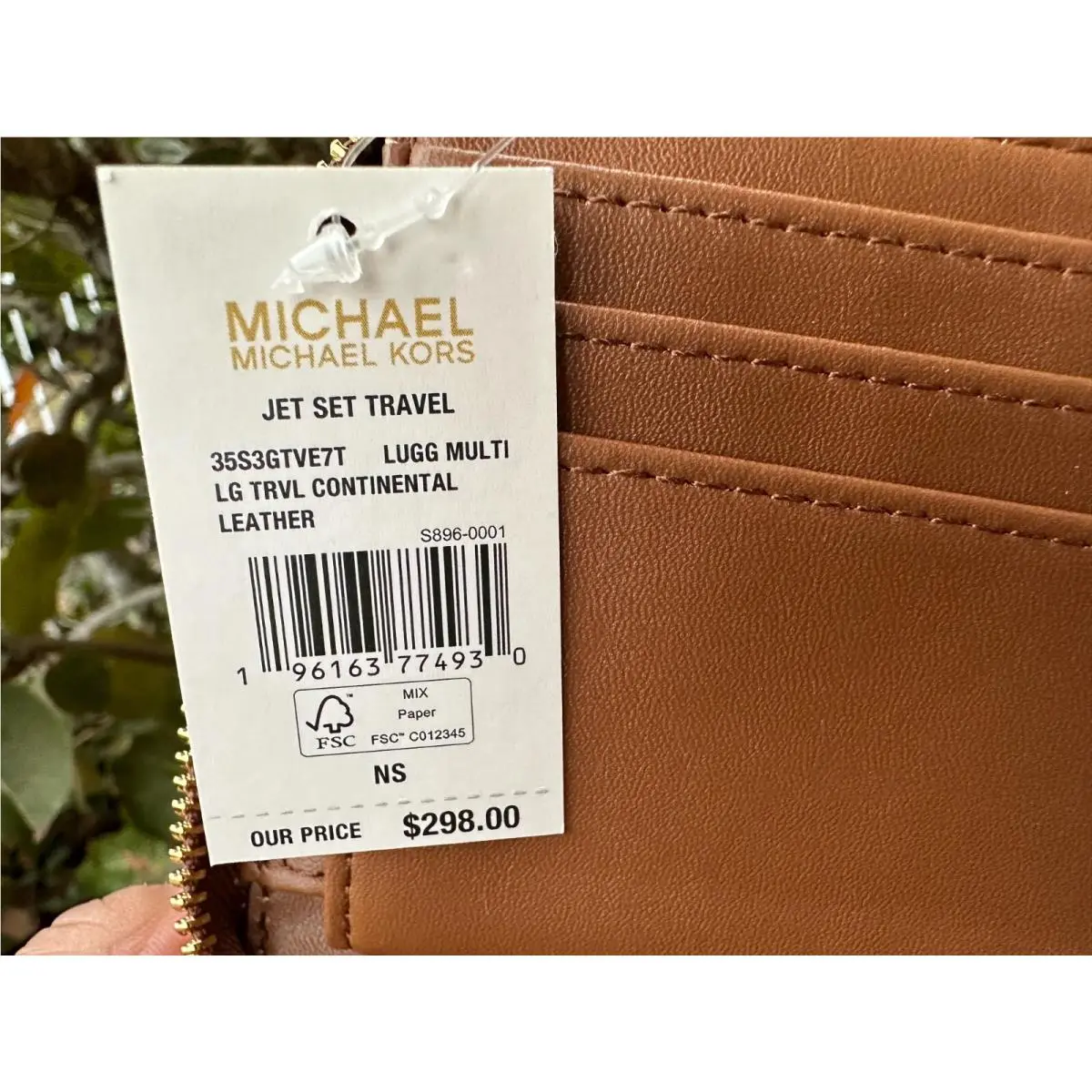 Michael Kors wallet - 35F8GTVT3B - MK BLACK/SILVER