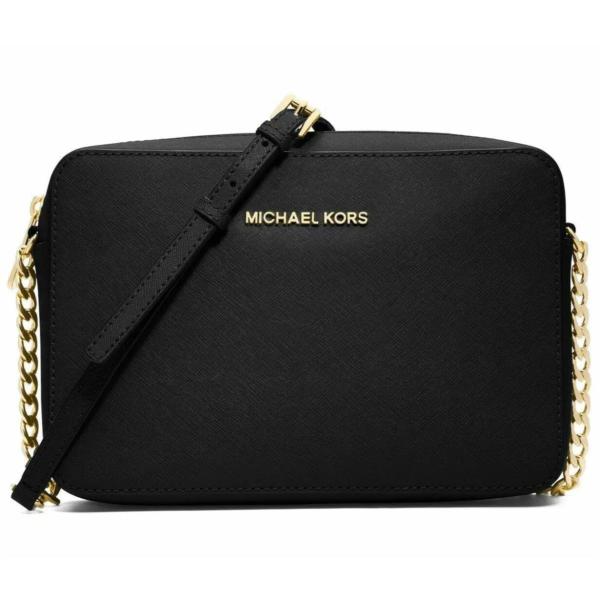 Michael Kors Jet Set EW Saffiano Leather Large Crossbody Bag Purse